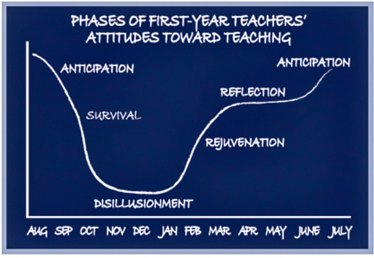 The ‘disillusionment’ stage (of first year of teaching)